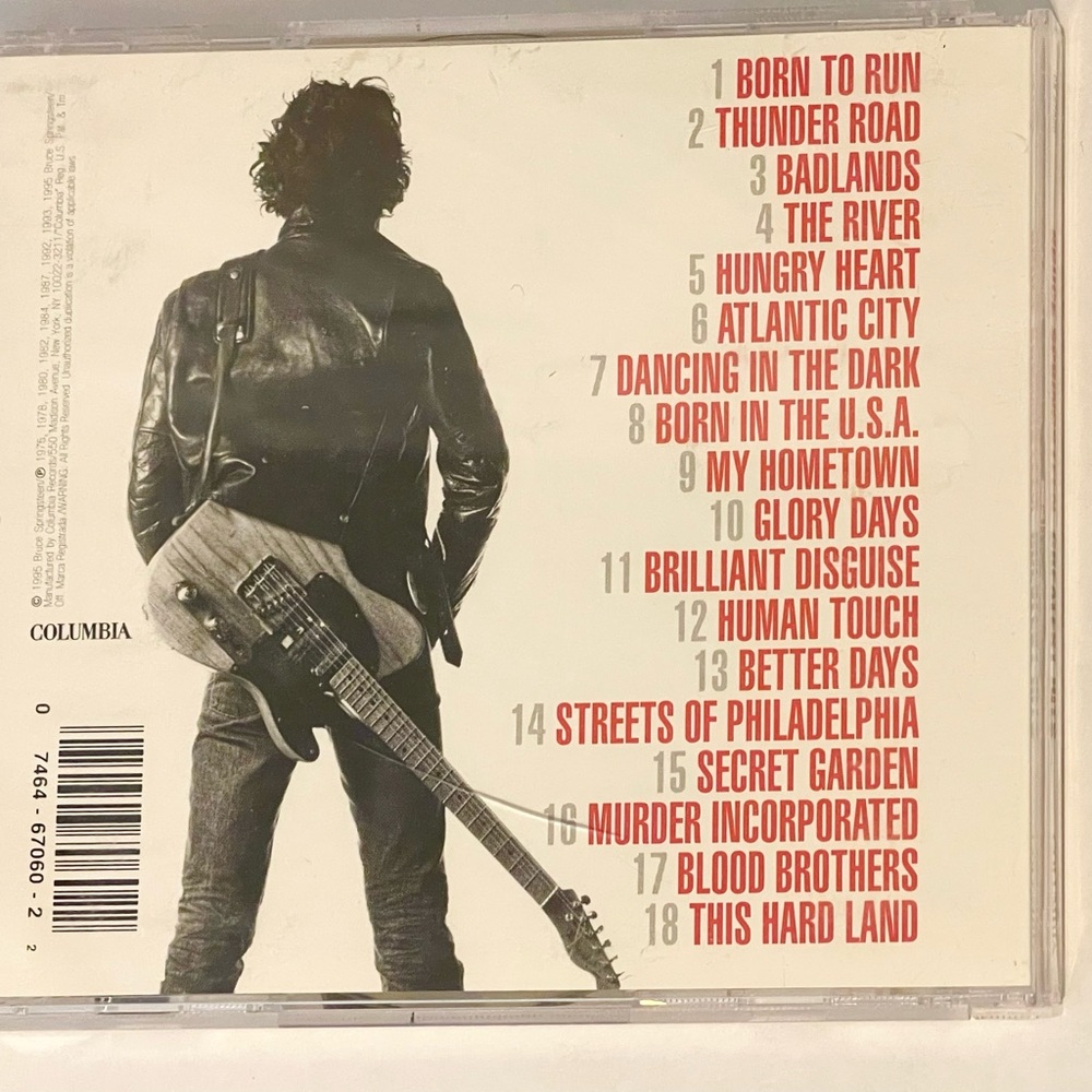 Bruce Springsteen’s Greatest Hits CD released in 1995 - Picture 3 of 8